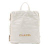Chanel Shiny Calfskin Chanel 22 Drawstring Backpack Secondhand