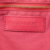 Burberry Small Leather Trimmed Haymarket Check Coated Canvas Canterbury Tote Secondhand