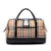 Burberry Haymarket Check Canvas Travel Bag Secondhand
