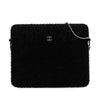 Chanel CC Tweed Chain Around Tablet Holder Crossbody Secondhand