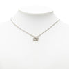 Chanel CC Brass Strass Heart Pendant Necklace Secondhand