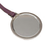 Fendi Silver Plated and Calfskin Compact Mirror Bag Charm Secondhand