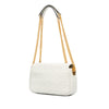 Secondhand Fendi Zucca Embossed Chain Midi Baguette