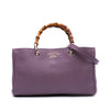 Secondhand Gucci Medium Calfskin Bamboo Shopper Satchel