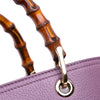 Secondhand Gucci Medium Calfskin Bamboo Shopper Satchel