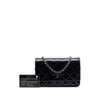 Chanel CC Quilted Patent Wallet On Chain Secondhand