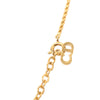 Dior Gold Plated CD Logo Pendant Necklace Secondhand