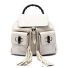 Gucci Grained Calfskin Bamboo Tassel Backpack Secondhand