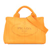 Prada Small Canvas Canapa Logo Satchel Secondhand
