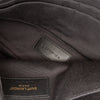Secondhand Saint Laurent Chevron Leather Monogram Zip A5 Wristlet Pouch