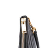 Secondhand Saint Laurent Chevron Leather Monogram Zip A5 Wristlet Pouch