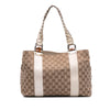 Gucci Medium GG Canvas Bamboo Libeccio Tote Secondhand