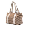 Gucci Medium GG Canvas Bamboo Libeccio Tote Secondhand