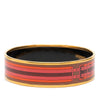 Hermès Wide Printed Enamel Bangle 65 Secondhand