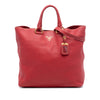 Prada Vitello Daino Open Convertible Tote Secondhand