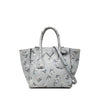 Secondhand Prada Saffiano Floral Twin Pocket Satchel