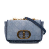Dior Small Denim Cannage Caro Bag Secondhand