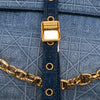 Dior Small Denim Cannage Caro Bag Secondhand