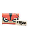 Fendi Vitello Elite Crystal Eye Monster Continental Wallet on Chain Secondhand