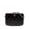 Chanel Large Glazed Goatskin Box With Chain Secondhand