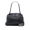 Chanel Large Quilted Iridescent Calfskin Just Mademoiselle Secondhand