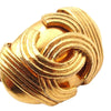 Chanel Gold Plated CC Clip On Earrings Secondhand