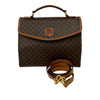 Celine Macadam Coated Canvas Satchel Secondhand