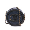 Chanel Caviar CC Filigree Round Crossbody Bag Secondhand