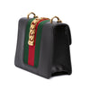 Gucci Mini Leather Web Sylvie Chain Crossbody Secondhand
