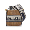 Dior Oblique Wicker Bucket Bag Secondhand