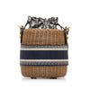 Dior Oblique Wicker Bucket Bag Secondhand