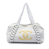 Chanel Calfskin Modern Chain Rhodoid East West Tote Secondhand