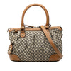Gucci Diamante Canvas Sukey Satchel Secondhand