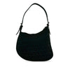 Fendi Zucchino Canvas Oyster Shoulder Bag Secondhand