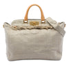 Prada Raffia Lino Fringe Shopping Tote Secondhand