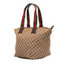 Gucci GG Canvas Web Tote Secondhand