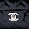 Chanel CC Quilted Patent Flap Clutch with Chain Secondhand