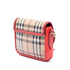 Burberry Mini Haymarket Check Coated Canvas Tassel Crossbody Secondhand