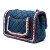 Chanel Mini Rectangular Classic Denim Braided Single Flap Secondhand