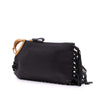 Valentino Grained Calfskin C Rockee Zodiac Fringe Clutch Secondhand