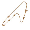 Louis Vuitton Gold Plated Flower Full Necklace Secondhand