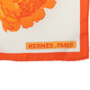 Hermès Les Pivoines Silk Scarf 90 Secondhand