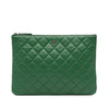 Secondhand Chanel Medium Quilted Caviar O Case Clutch