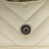 Secondhand Chanel Mini Chevron Lambskin Card Holder Chain Belt Bag