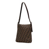 Fendi Zucca Canvas Shoulder Bag Secondhand