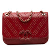 Chanel Large Chevron Sheepskin Subtle Flap Secondhand