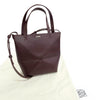 LOEWE Mini Shiny Calfskin Puzzle Fold Tote Secondhand