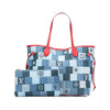 Louis Vuitton Monogram Denim Patchwork Neverfull MM Secondhand