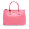 Secondhand Prada Medium Saffiano Lux Galleria Double Zip Satchel