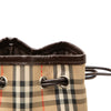 Burberry Haymarket Check Canvas Drawstring Pouch Secondhand